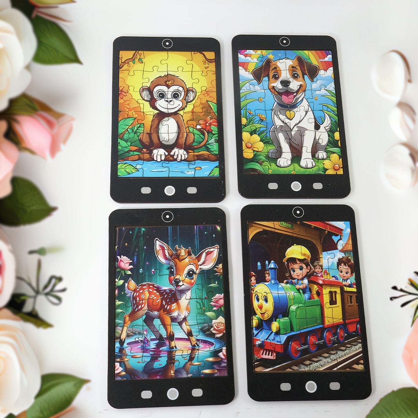 Portable Kids Mini Cartoon Jigsaw Puzzle Toys - Premium Quality - Best Quality & Value