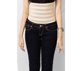 Slimming waist belt with hook closures for shaping and toning, size L.