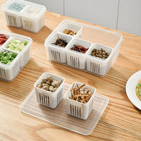 Fridge Storage Boxes Freezer Storage Containers Container For Kitchen Storage Set Storage In Kitchen Vegetable Storage Draining Crisper Refrigerator Food Box (1 Pc) - LootFaat