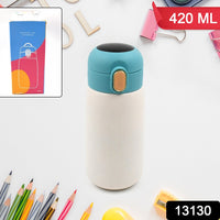 Smart Vacuum Insulated Water Bottle with LED Temperature Display (420 ML / Mix Design & Color)