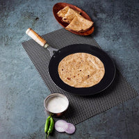 Wooden Handle Roti Tawa Used In All Household And Kitchen Purposes For Making Rotis And Parathas Etc. - LootFaat