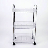 3 Layer Multipurpose Storage Trolley with Wheels - Home & Kitchen Home & Kitchen product overview