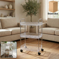 3 Layer Multipurpose Storage Trolley with Wheels - Home & Kitchen Home & Kitchen product overview