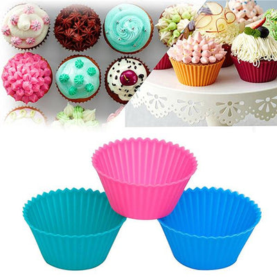 Silicone Cupcake Shaped Baking Mold Fondant Cake Tool Chocolate Candy Cookies Pastry Soap Moulds - second image