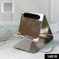Stainless Steel Universal Mobile  Tablet Stand Holder - (1 Pc)