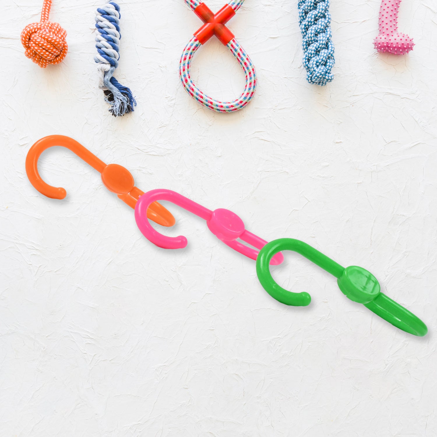 S Shape Plastic Hooks Hanger For Hanging Cloth (3 Pcs Set) - LootFaat
