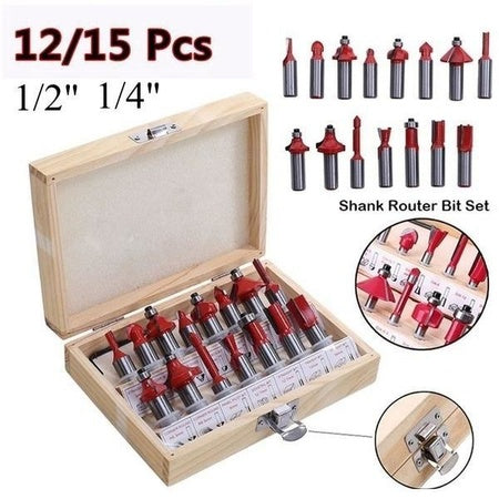 1215pcs Milling Cutter Router Bit Set - LootFaat