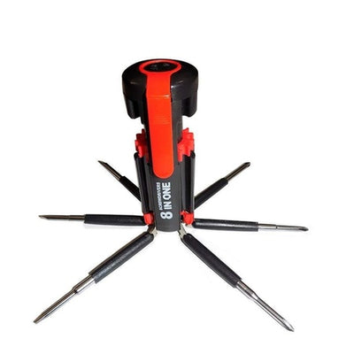 8-in-1 Multi Screwdriver with LED Torch