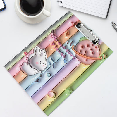 Wooden Writing Pad Clipboard - A4 Size with Strong Clip