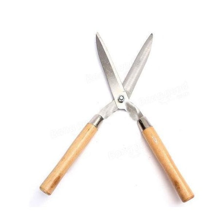 Wooden Handle Hedge Shears Bush Clipper - LootFaat