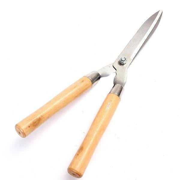 Wooden Handle Hedge Shears Bush Clipper - LootFaat