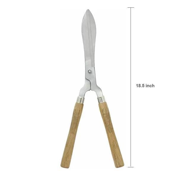 Wooden Handle Hedge Shears Bush Clipper - LootFaat