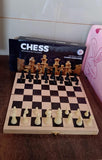 Folding Wooden Chess Board Set (30 × 30 Cm / 1 Set)