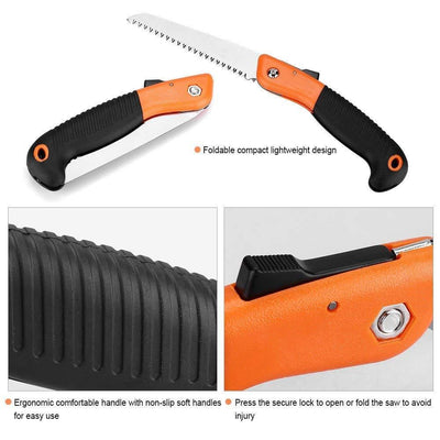 464 Folding Saw(180 Mm) For Trimming Pruning Camping. Shrubs And Wood - second image