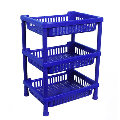 0803 Multipurpose Plastic Storage Rack Oraganiser - 3 Pcs - second image