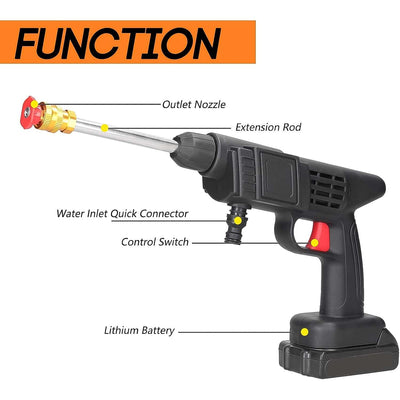 48V Cordless Car Washer Gun with Dual Battery & Adjustable Nozzle - second image
