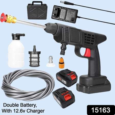 48v Double Battery Car  Washer Gun With 12.6v Charger - LootFaat