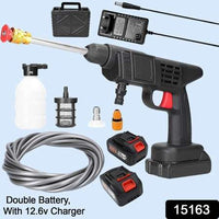 48v Double Battery Car  Washer Gun With 12.6v Charger - LootFaat