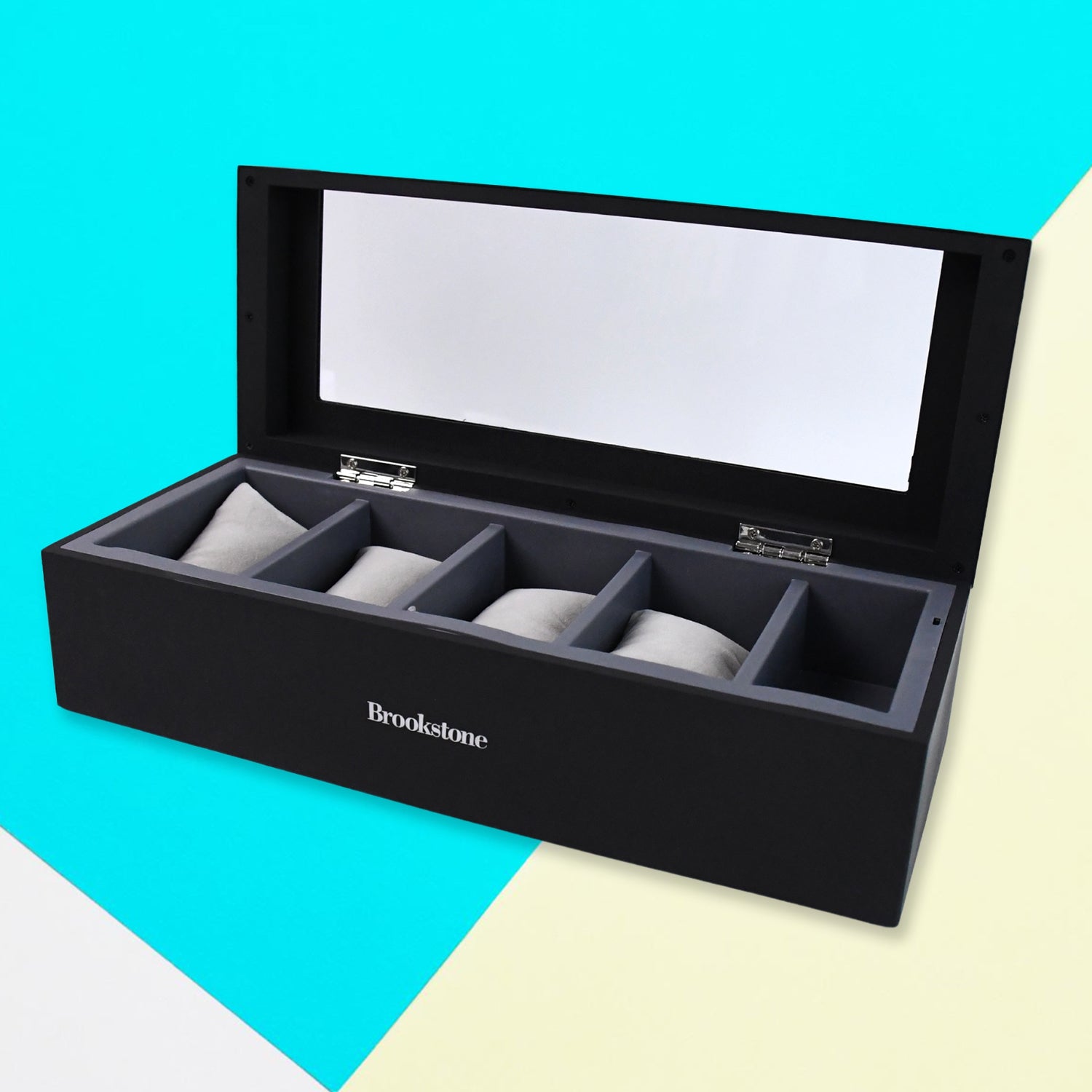 Style Fresh And Simple Girl Earrings Plate Jewellery Box Earrings Ring Multi-function Jewellery Storage Box - LootFaat