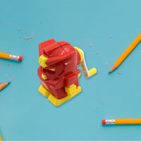 Sharpener For Pencil With Removable Tray Hardiness Steel Cutter Kids Teddy Shaped Pencil Sharpener Machine Birthday Return Gift Stationary Gifts - LootFaat