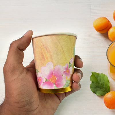 Disposable Paper Cups - 3 Pack Mixed Colors for Tea, Coffee & More - second image