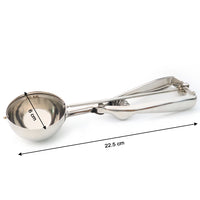 Premium Stainless Steel Ice Cream Scoop With Trigger Release Approx 70 Ml Capacity