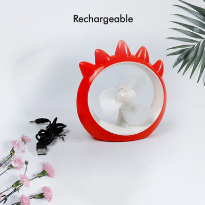 Mini Rechargeable USB Desk Fan - Portable Handheld Cooling for Home, Office & Car - second image