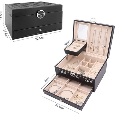 Multi-layer Jewellery Organizer Box - (1 Pc) - second image