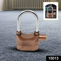 Brown Security Alarm Metallic Lock System With 3 Keys (1 Set) - LootFaat