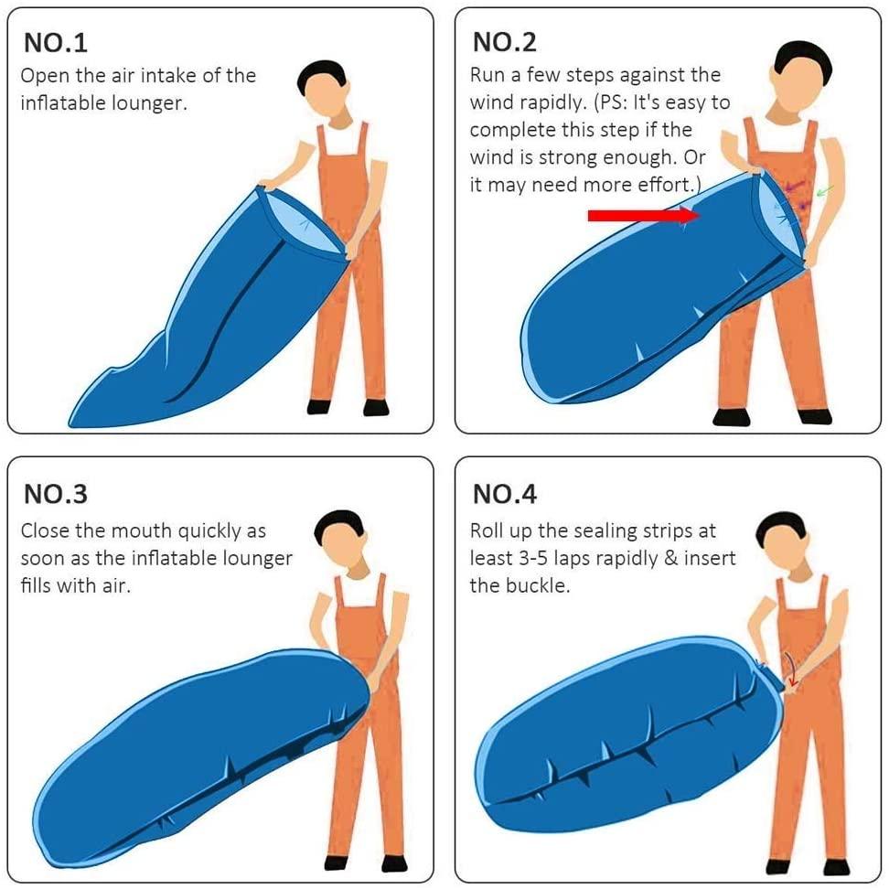 Inflatable Lounger Sofa - Portable Air Hammock for Camping & Outdoors