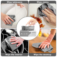 Reusable Magic Cleaning Rags - Multi-Surface Microfiber Cloths (20 Pack)