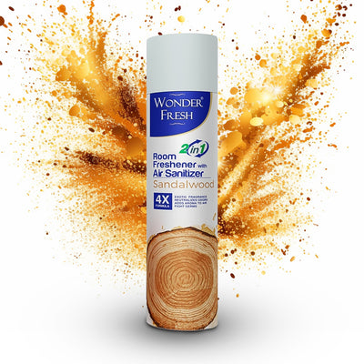 Sandalwood Air Freshener Spray - Long Lasting Home & Office Fragrance (125g)
