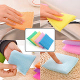 Pack of 12 scratch-proof kitchen scrubber pads, perfect for cleaning without damage.