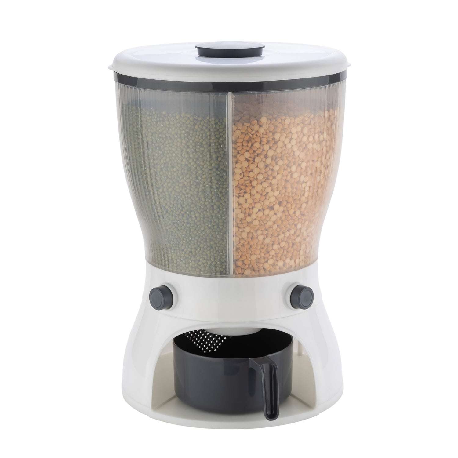 4in1 Rice Dispenser Grain Storage Container Household Cereal Dispenser - LootFaat