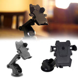 Adjustable car mount for phones with a multicolour design, offering flexible positioning options