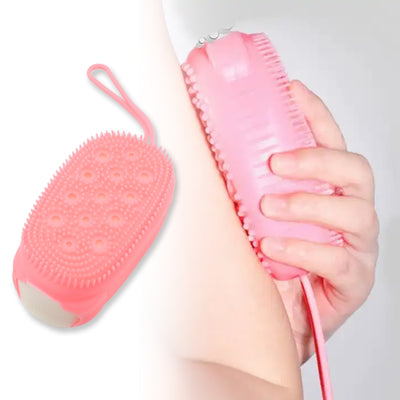 Silicone Bath Brush - Double Sided Body Scrubber for Deep Cleansing & Exfoliating - second image