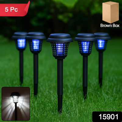 Solar Powered Mosquito Killer Garden Light (5 Pc) - second image