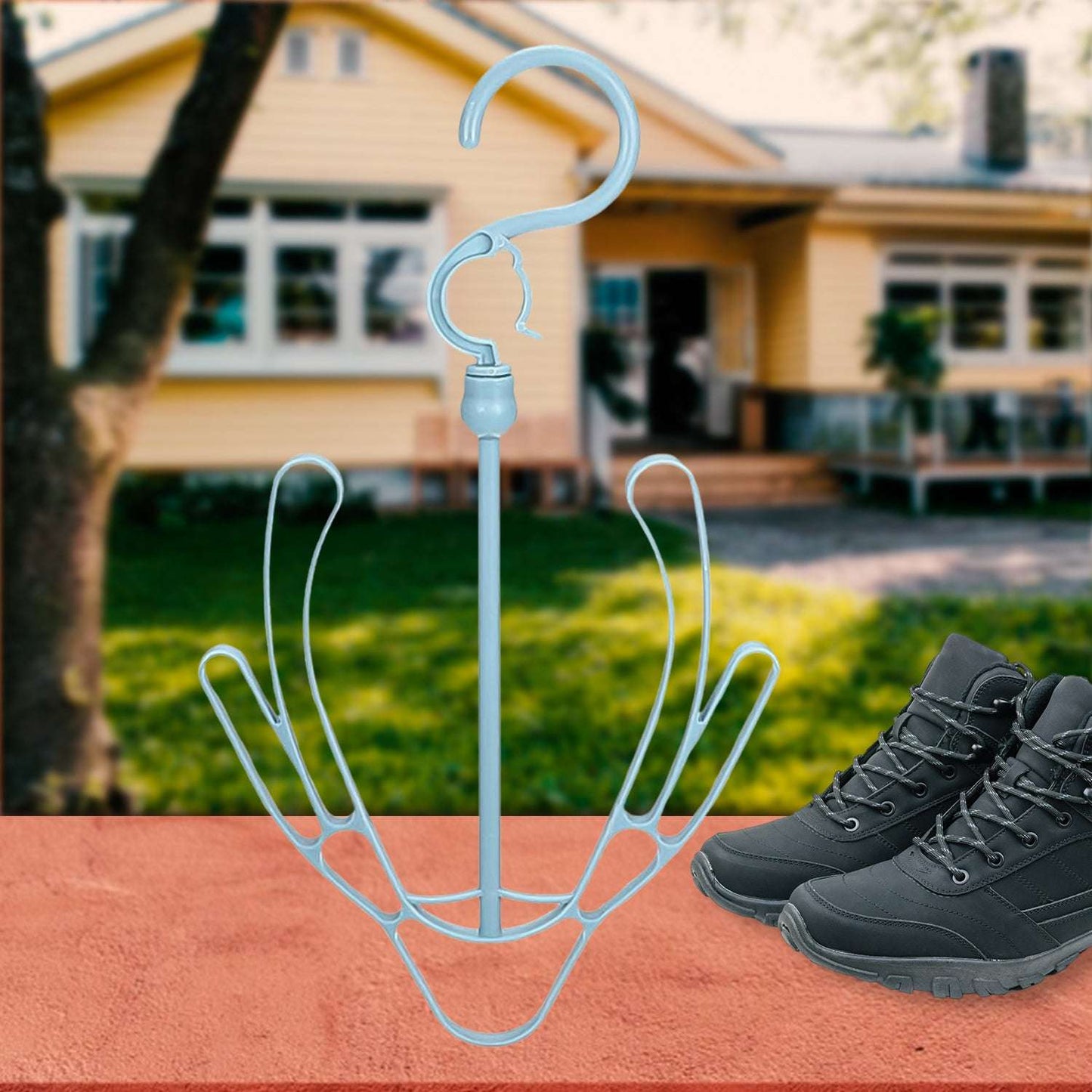 Small Shoes Drying Hanger Rotatable Shoe Hanging Racks (1pc) - LootFaat