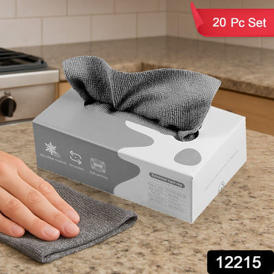 Reusable Magic Cleaning Rags - Multi-Surface Microfiber Cloths (20 Pack)