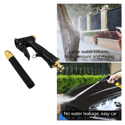 Heavy Duty Brass Nozzle Water Spray Gun - Multiple Spray Patterns - second image
