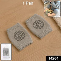 Light Grey Toddler Wool Knit Leg Warmer (Knee Guard)
