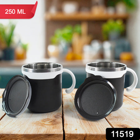 2 Pcs Premium Mocha Mug Set 250 Ml - Home & Kitchen - best home & kitchen online