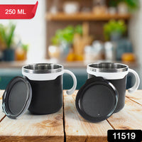 2 Pcs Premium Mocha Mug Set 250 Ml - Home & Kitchen - best home & kitchen online
