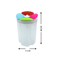4 Section Storage Containers Airtight Transparent Food Plastic Storage Container - LootFaat