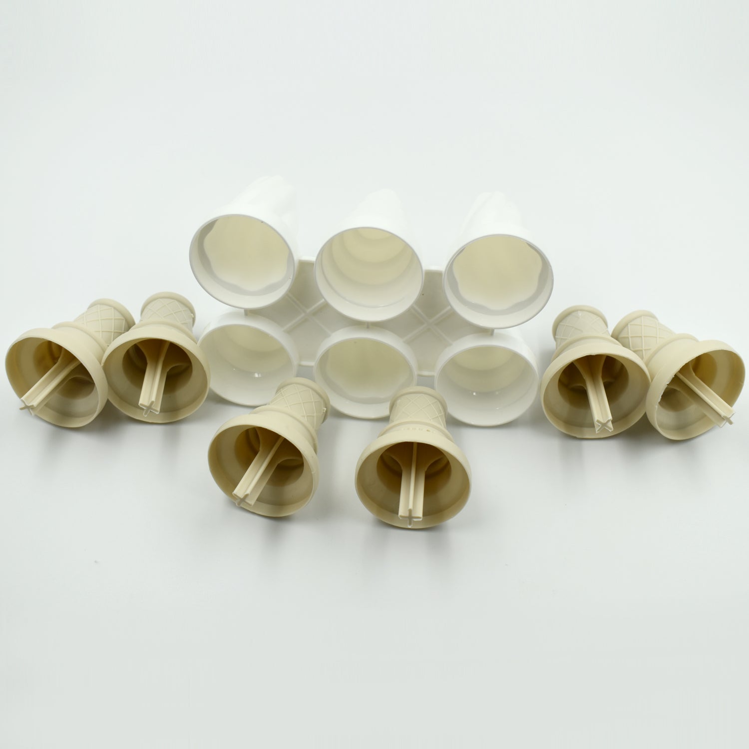 6 Pc Ice Cream Mold Used For Making Ice-creams In All Kinds Of Places Including Restaurants And Ice-cream Parlours Etc. - LootFaat