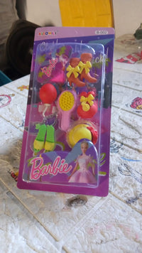 Fancy & Stylish Mini Erasers for Kids (9 Pc Set) - Fun Designs, Party Favors