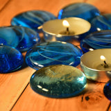 Glass stones for vase fillers