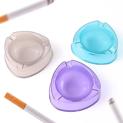 Oblivion Transparent Plastic Ashtray (Mix Color  1 Pc) - second image