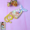 Premium Mermaid Tail Shaped Kids Sling Bag Shoes - Reversible - Best Quality & Value