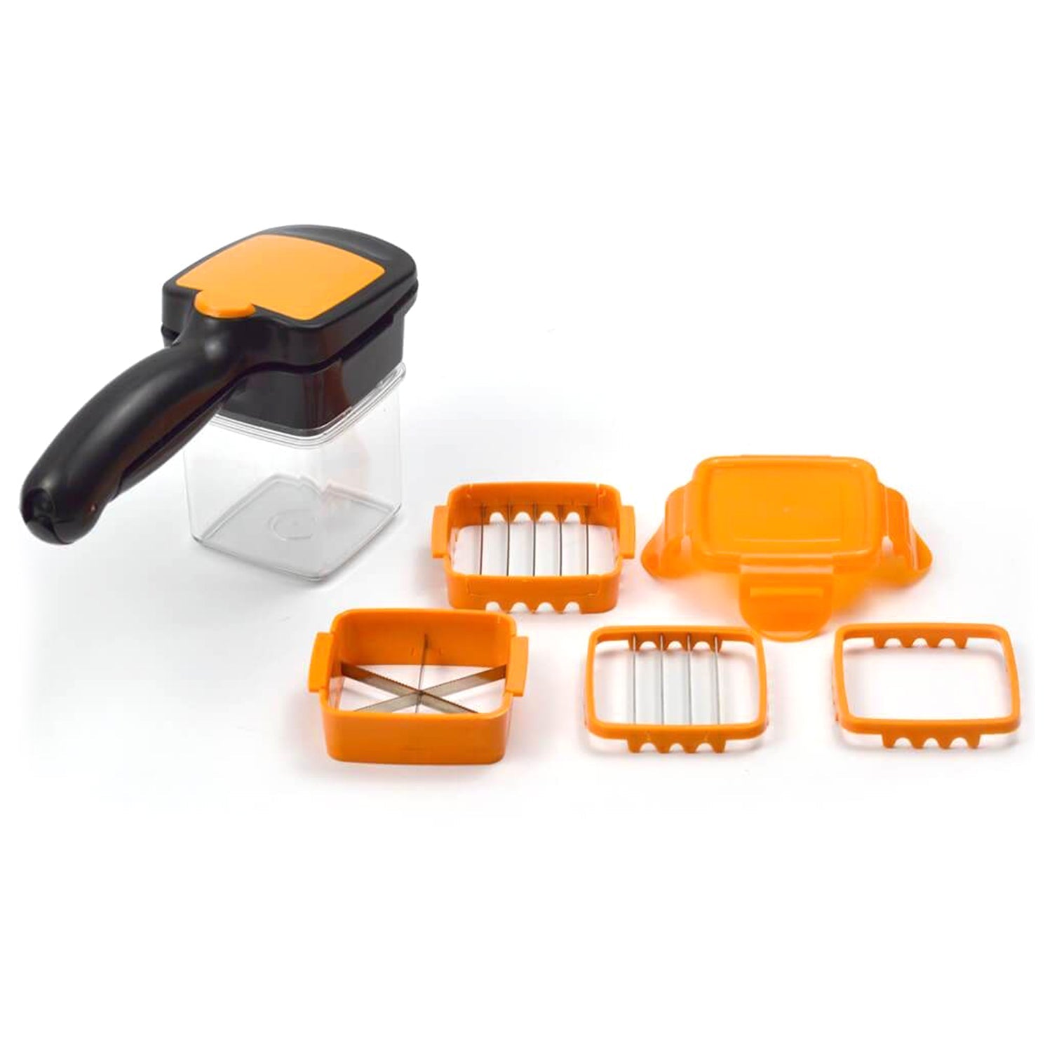 5 In 1 Nicer Dicer Used For Cutting And Shredding Of Various Types Of Food Stuff In All Kitchen Purposes. - LootFaat